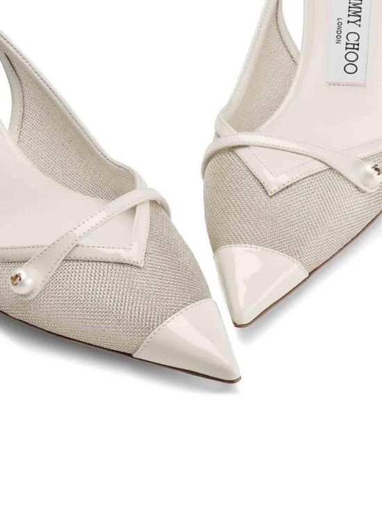26FW 지미추 뮬/슬리퍼 J000164511LATTE White - JIMMY CHOO