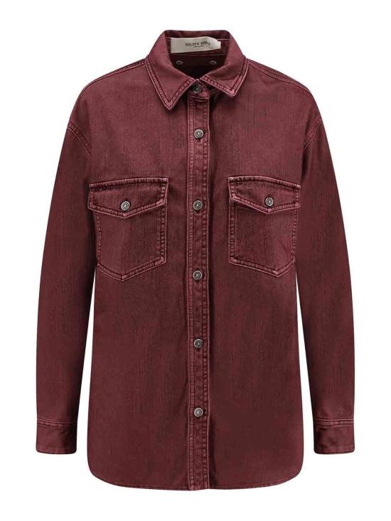 26SS 골든구스 셔츠 GWP02525P00240540249 BURGUNDY