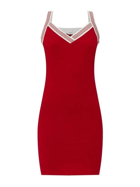 26FW 베르사체 미디 스커트 10259841A187121RB30 Red