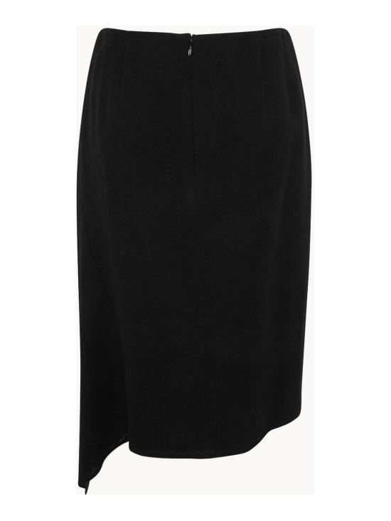  드리스 반 노튼 미디 스커트 23201080670699E15 Black - DRIES VAN NOTEN