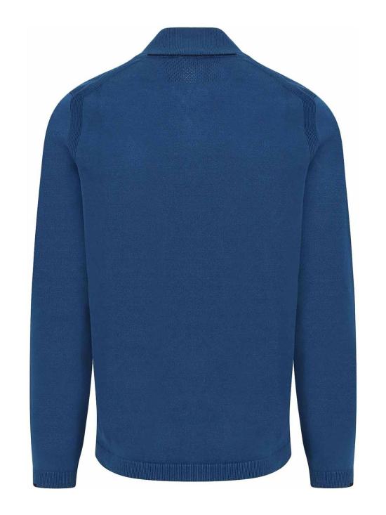  휴고보스 집업 니트 50498518494 BLUE - HUGO BOSS