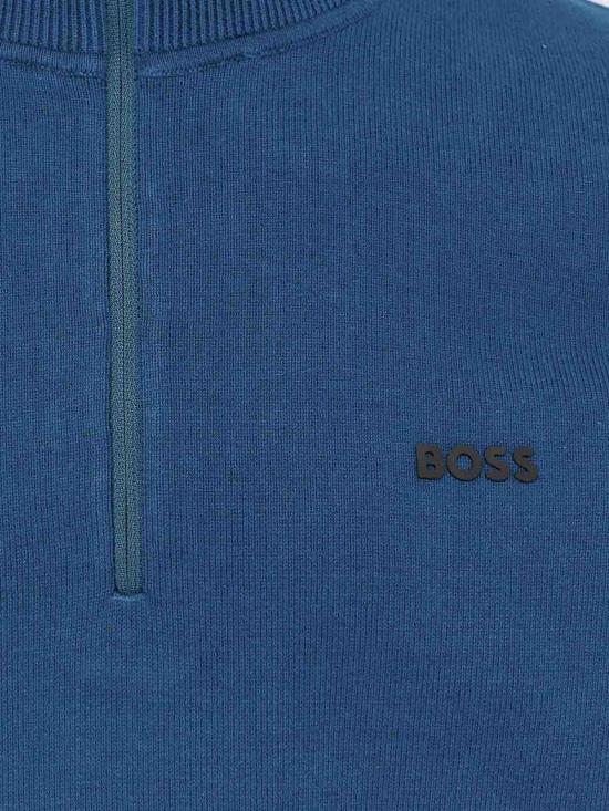  휴고보스 집업 니트 50498518494 BLUE - HUGO BOSS