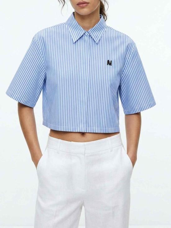 26SS 엠에스지엠 셔츠 4041MDE03X26712984 BLUE - MSGM