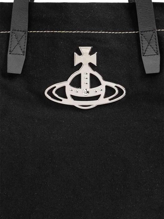 26SS 비비안웨스트우드 토트백 4D02000PUW01AYN401 Black - VIVIENNE WESTWOOD