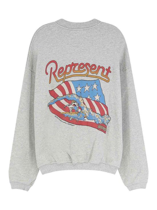 26FW 리프레젠트 긴팔 티셔츠 MLM10123250 GREY - REPRESENT