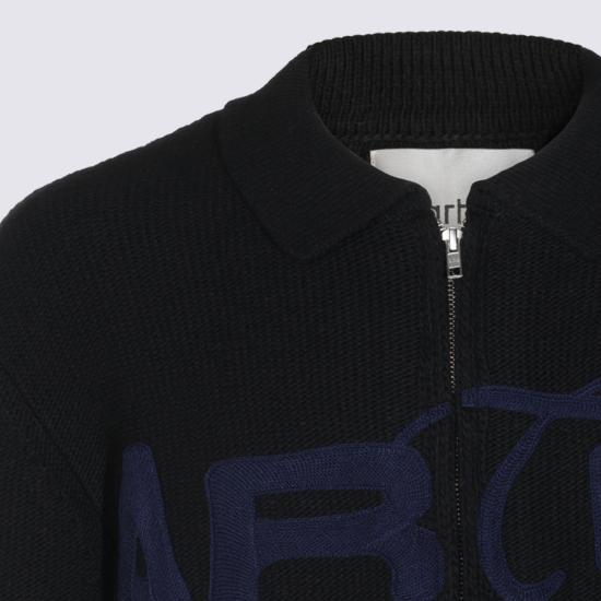 26FW 아르떼 앤트워프 집업 니트 AW26021K 001 BLACK - ARTE ANTWERP