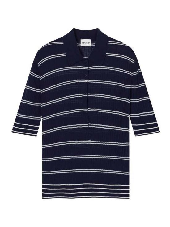 26FW 클로즈드 폴로 티셔츠 C96804924ST568 BLUE