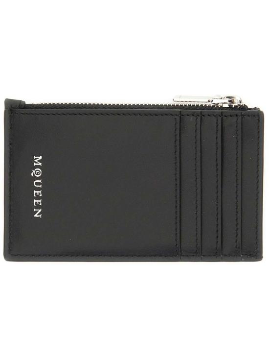 25FW 알렉산더 맥퀸 지갑 8361461AAVB1064 BLACK - ALEXANDER MCQUEEN