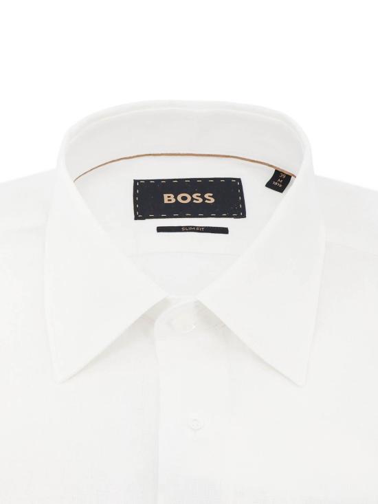 26SS 휴고보스 긴팔 셔츠 50560284100 White - HUGO BOSS