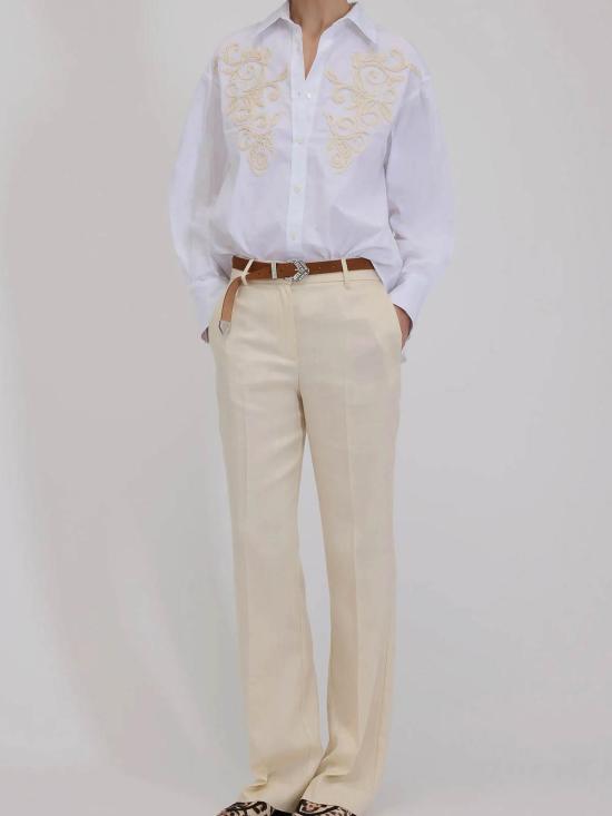 26SS 에르마노 피렌제 블라우스 D48EK024E35MFB2010797 WHITE - ERMANNO FIRENZE