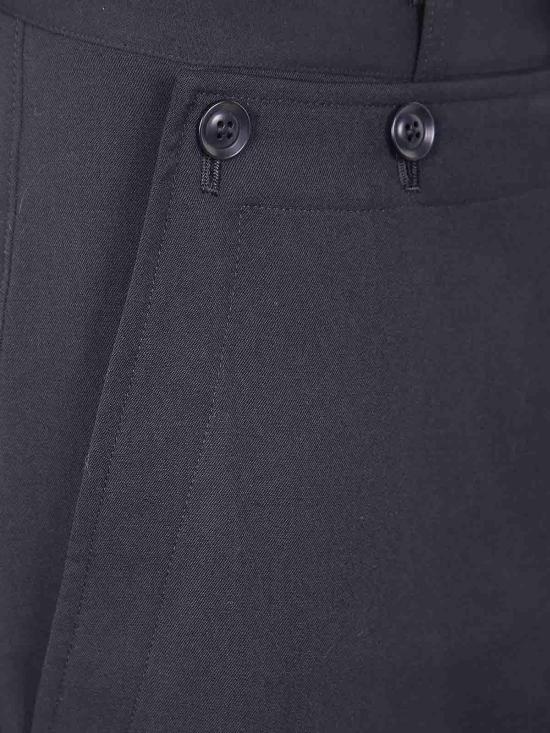 25FW 와이즈 요지 야마모토 스트레이트 팬츠 YMP021001 Black - Y’S YOHJI YAMAMOTO
