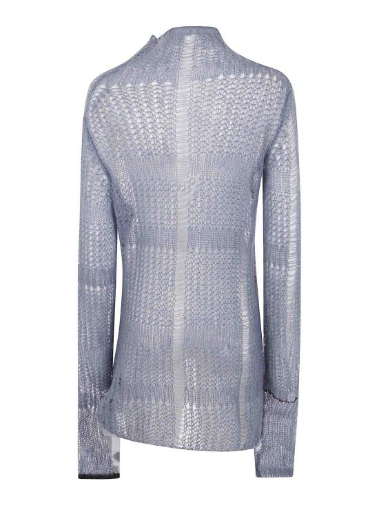 25FW 와이즈 요지 야마모토 터틀넥 YMK056811 Blue - Y’S YOHJI YAMAMOTO