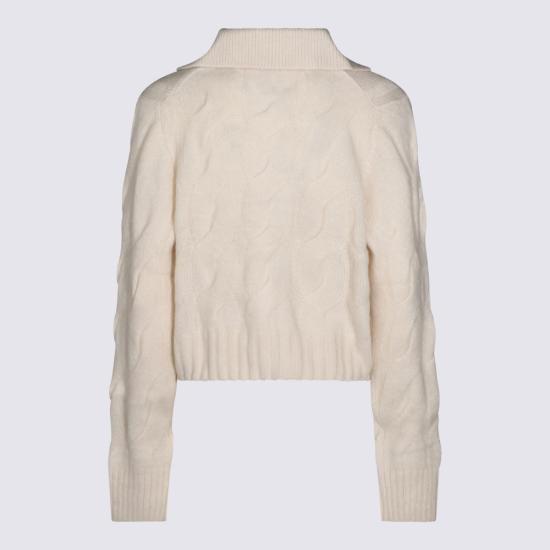 26FW 얼루드 가디건 26577000 40 BIANCO - ALLUDE