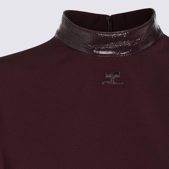 26FW 쿠레쥬 미디 원피스 326CRO920 PL01594090 BURNT RED - COURREGES
