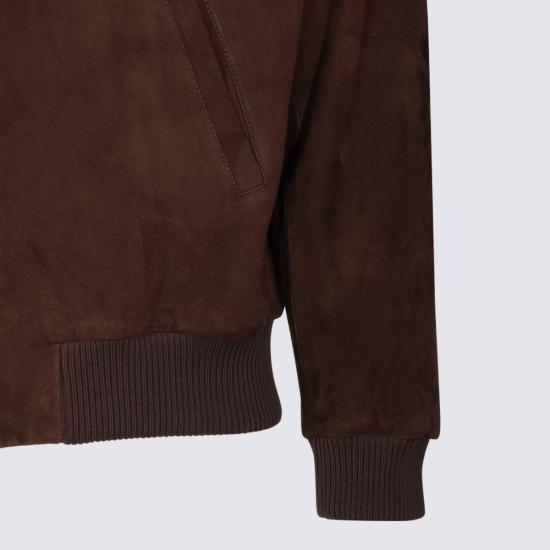 26FW 딸리아토레 가죽 자켓 PAM CHI2601BROWN - TAGLIATORE