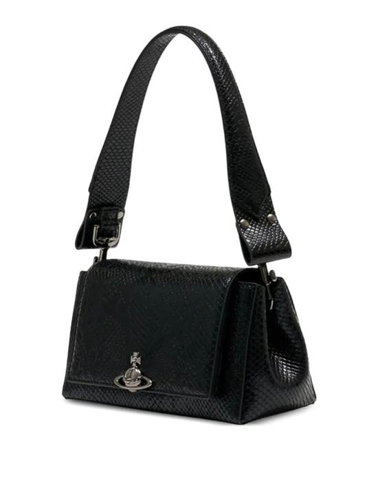 26SS 비비안웨스트우드 오르브 엠보싱 카프스킨 토트백 4602000WWL00D7N204 Black - VIVIENNE WESTWOOD