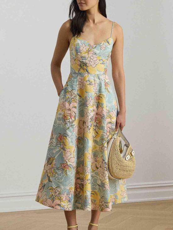 26SS 랄프 로렌 롱 원피스 200P08951001CR Multicolour - RALPH LAUREN