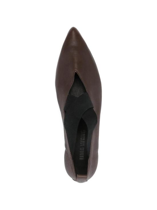 25FW 우마 왕 플랫 슈즈 US9011UW069 Brown - UMA WANG