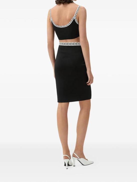 26FW 베르사체 미디 스커트 10257741A183571B000 Black - VERSACE