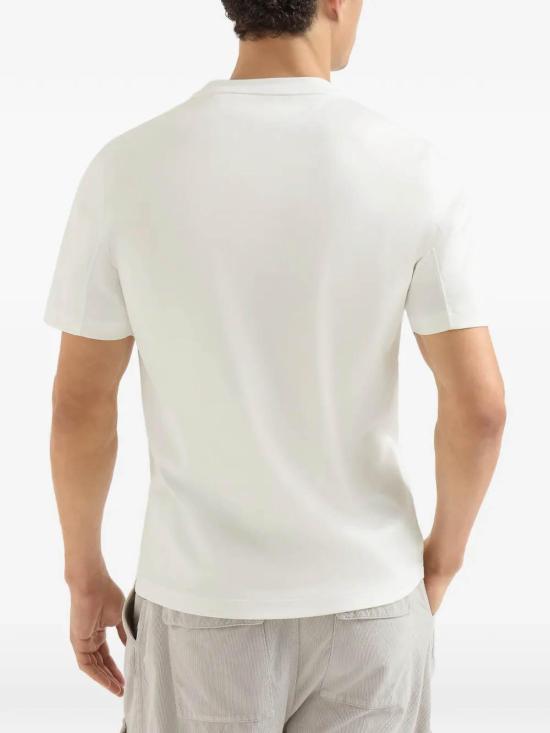 26FW 브루넬로 쿠치넬리 코튼 저지 크루넥 티셔츠 M0B138440CJB65 White - BRUNELLO CUCINELLI