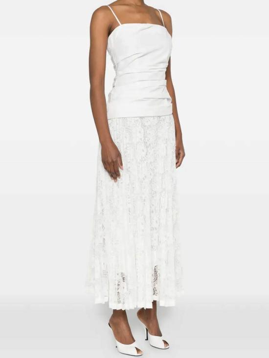 26SS 조나단 심카이 미디 스커트 2261252PK100 White - JONATHAN SIMKHAI
