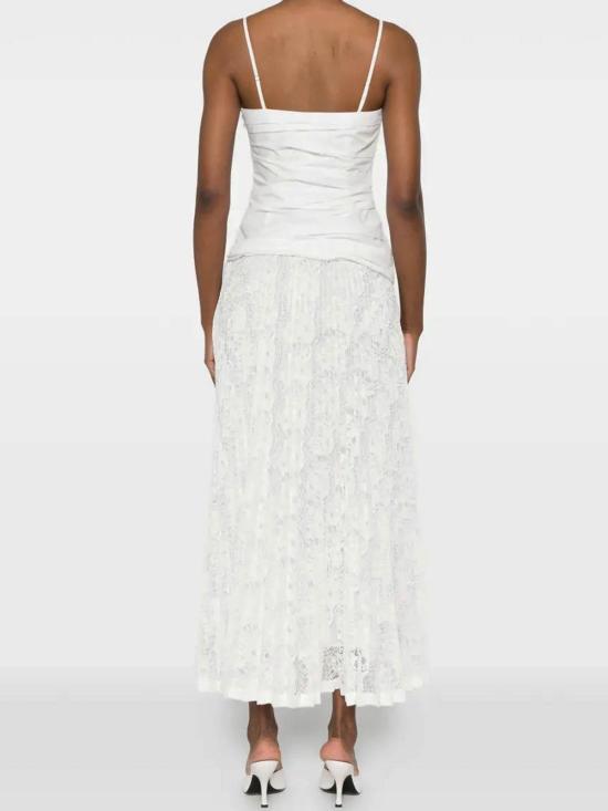 26SS 조나단 심카이 미디 스커트 2261252PK100 White - JONATHAN SIMKHAI