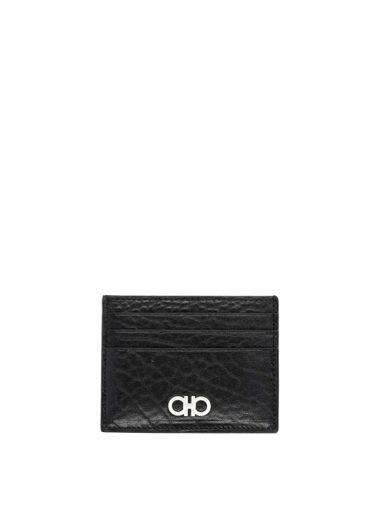 26FW 살바토레 페라가모 간치니 크레딧 카드 홀더 788738661749001 BLACK