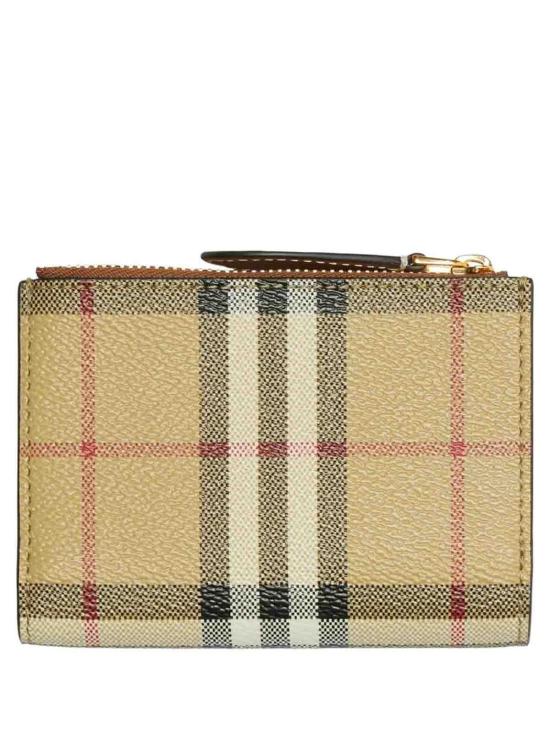 26FW 버버리 체크 숏 월렛 8109807 BROWN - BURBERRY