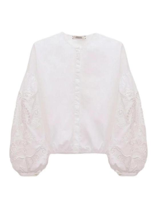 26SS 도로시 슈마허 블라우스 443906100 WHITE