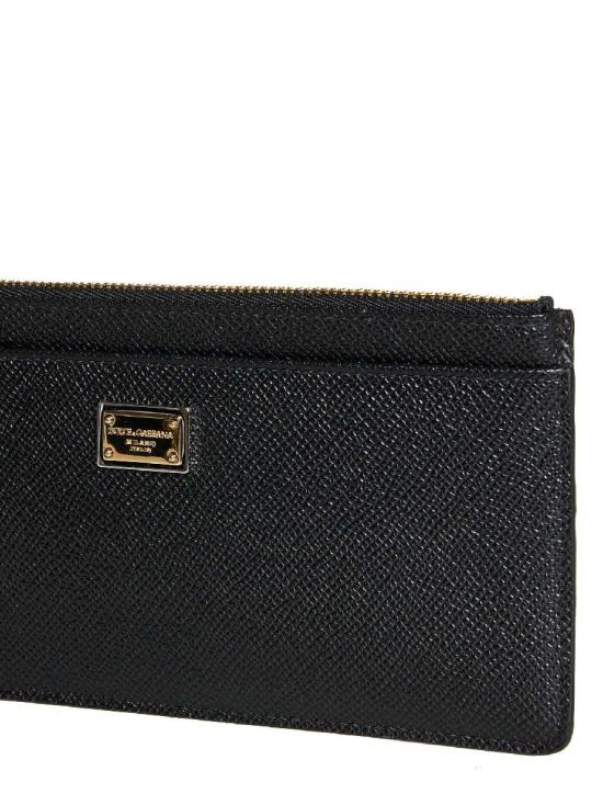26SS 돌체앤가바나 Large Dauphine calfskin 카드 홀더 BI1265A100180999 BLACK - DOLCE & GABBANA