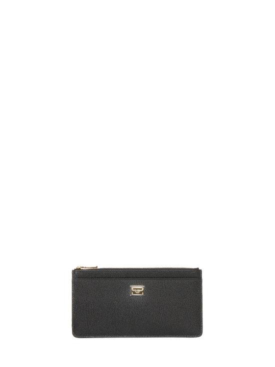 26SS 돌체앤가바나 Large Dauphine calfskin 카드 홀더 BI1265A100180999 BLACK