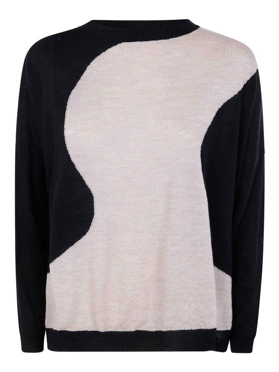 25FW 니트 니트 탑 K005BLACK
