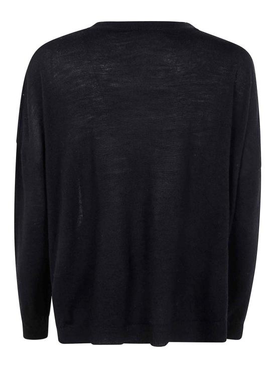 25FW 니트 니트 탑 K005BLACK - KNIT KNIT