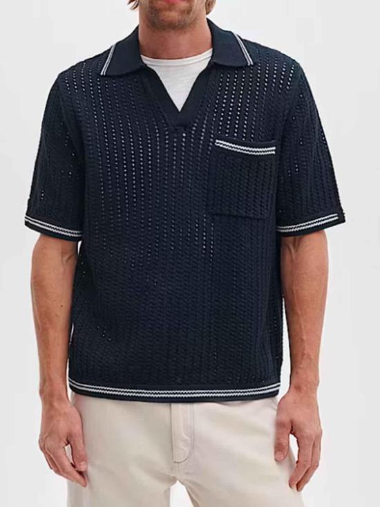 26SS 랙앤본 폴로 티셔츠 RH2926S6MCONY Blue - RAG & BONE