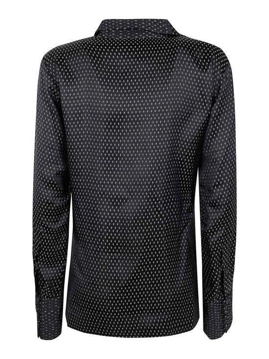 25FW 드리스 반 노튼 블라우스 25201078523509E15 BLACK - DRIES VAN NOTEN