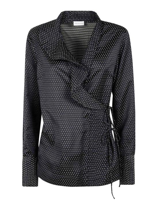 25FW 드리스 반 노튼 블라우스 25201078523509E15 BLACK