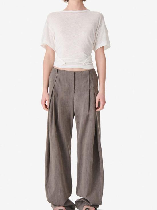 26SS 이로 반팔 티셔츠 26SWM19SORENZAWHI7926S WHITE - IRO