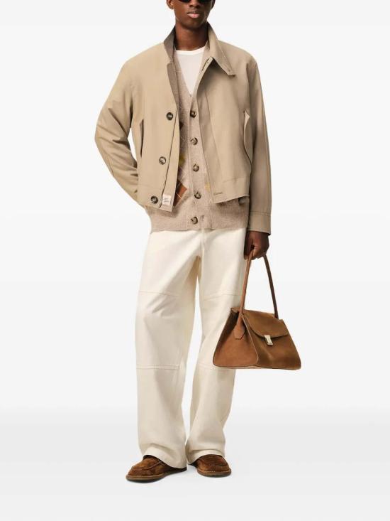 26SS 아미 베이지 뉴 울 해링턴 자켓 HJK876WV0194A036 BEIGE - AMI