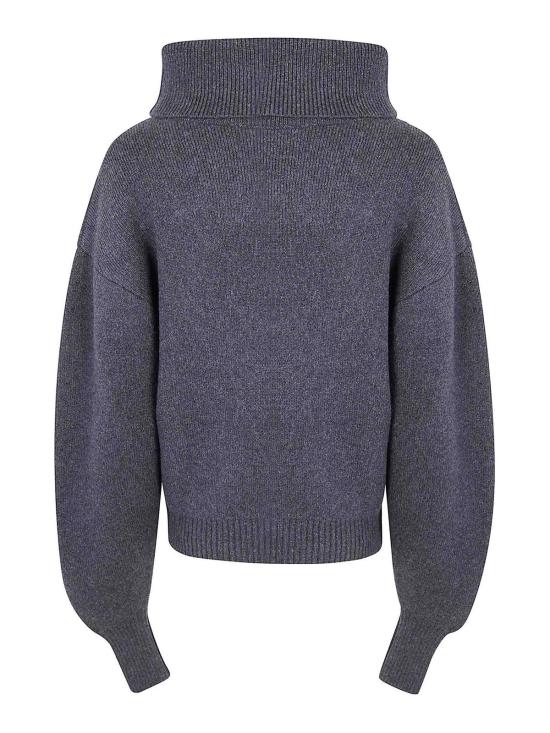 25FW 자크뮈스 탑 25HSWW00624AK00278970 Grey - JACQUEMUS
