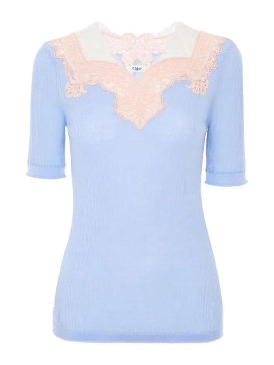 26SS 끌로에 반팔 티셔츠 CH26UMP34665459 Blue