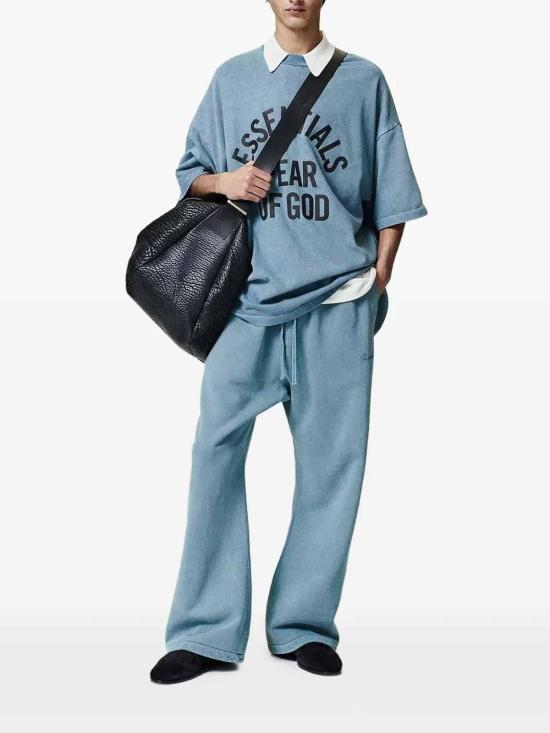 26FW 피어오브갓 반팔 티셔츠 125SP262003F Blue - FEAR OF GOD