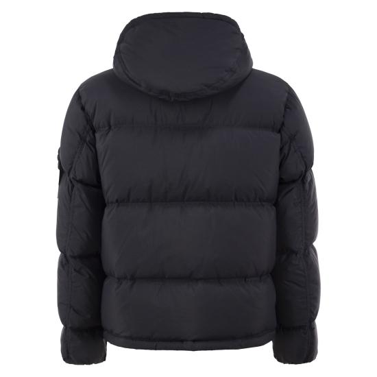 26FW 스톤 아일랜드 매트 립스탑 코듀라 어드밴스드 패브릭스 디테처블 후드 티어-레지스턴트 다운 숏패딩 L2S154100013 NAVY - STONE ISLAND