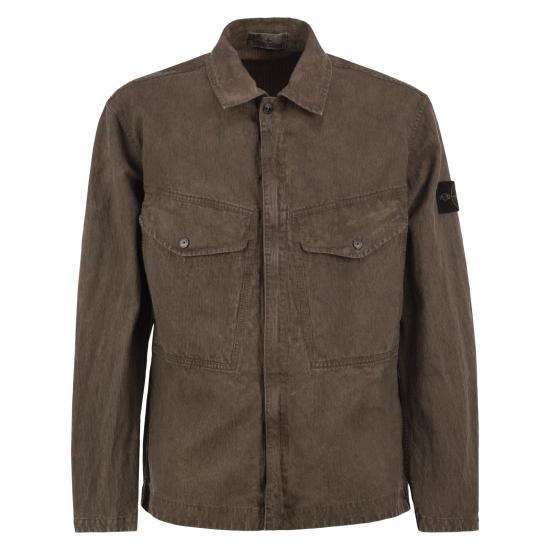 26FW 스톤 아일랜드 긴팔 셔츠 L2S151200029 BROWN