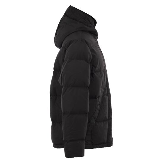 26FW 스톤 아일랜드 나일론 메탈 에코닐 드로우코드 헴 후드 다운 자켓 나일론 메탈 에코닐 드로우코드 헴 후드 다운 자켓 L2S154100019 BLACK - STONE ISLAND