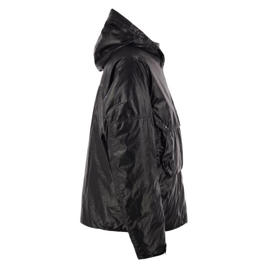 26FW 스톤 아일랜드 라이트 나일론 3L-TC 후드 다운 자켓 L2S154100056 BLACK - STONE ISLAND