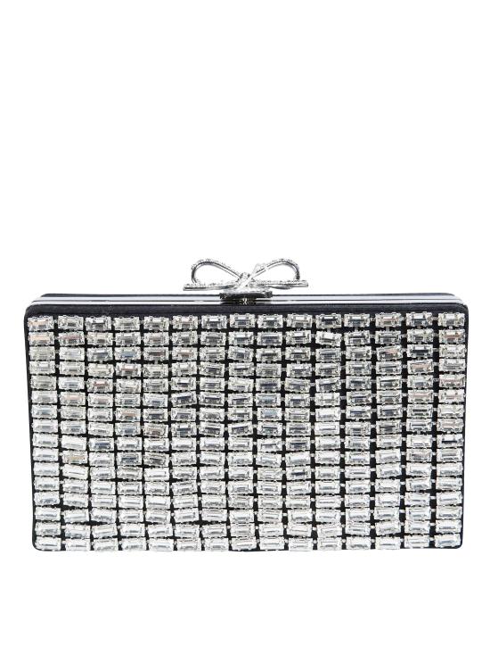26FW 셀프 포트레이트 클러치/파우치 PF26326A SILVER ARGENTO