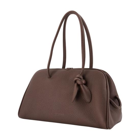 26FW 자크뮈스 투리스모 소프트 볼링백 BAU00417AC03A03 880 brown - JACQUEMUS