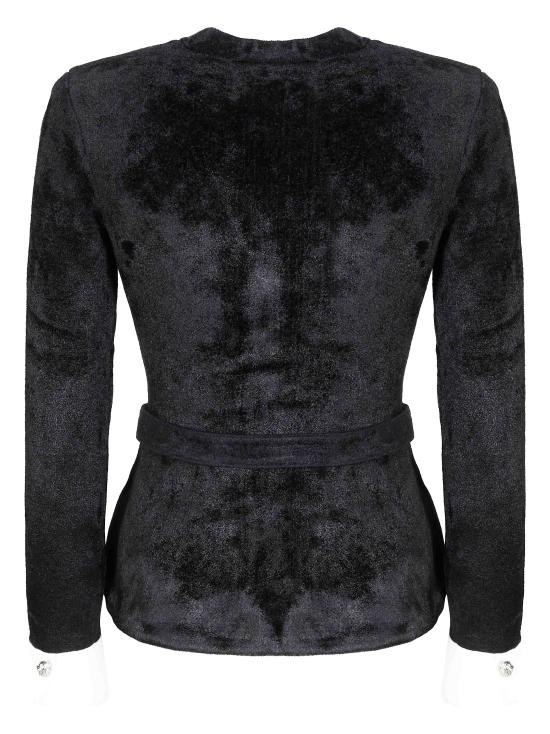 26FW 셀프 포트레이트 가디건 AW26099TAB BLACK NERO - SELF PORTRAIT