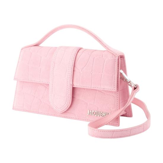 26FW 자크뮈스 라지 밤비노 크로스바디 플랩 백 BAW00007AC07A09 410 PINK - JACQUEMUS