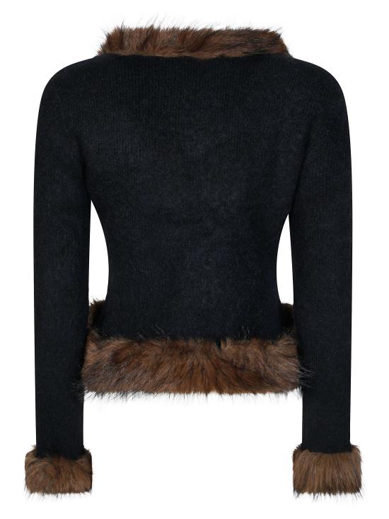 26FW 셀프 포트레이트 가디건 AW26148CB BLACK NERO - SELF PORTRAIT